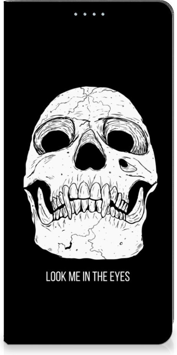 Mobiel BookCase Motorola Moto G72 Skull Eyes