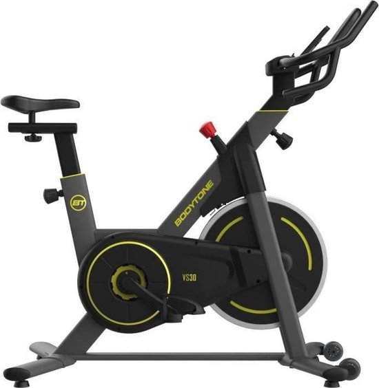 Bodytone velo d appartement magnetique 18 km h connecte compatible avec kinomap. bol
