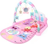 Babygym Met Speeltjes En Piano Voor Baby 0-2 Jaar - Babymat - Baby Speelmat - Interactief Speelmat