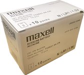Doosje apart verpakte Maxell 10 x LR1 batterijen