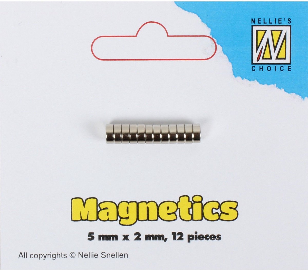 Plaques magnétiques WINTEX, autocollantes, puissantes – 112
