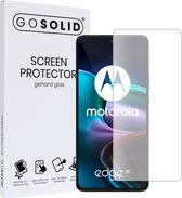 GO SOLID! ® Screenprotector geschikt voor Motorola Edge 30 gehard glas