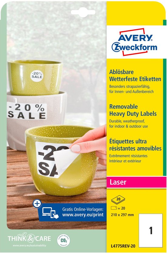 Weerbestendige etiketten | L6111-20