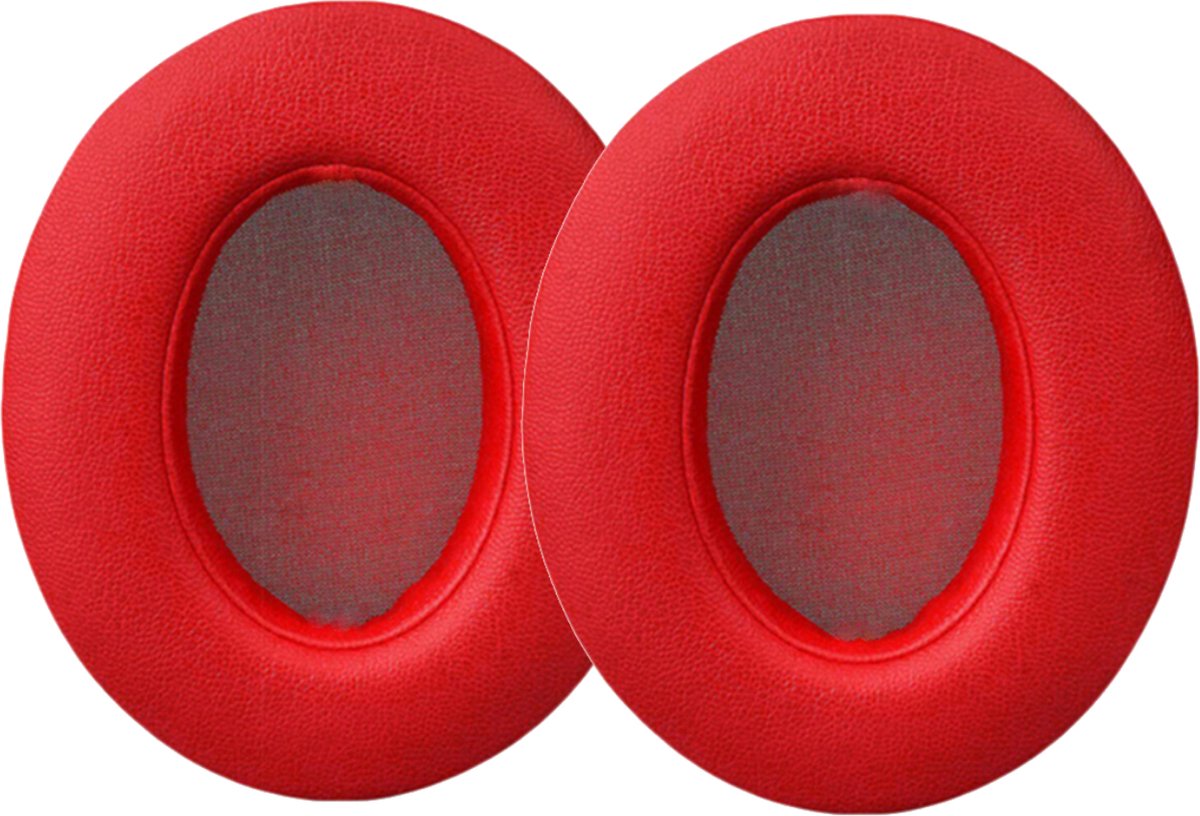 Oorkussens vervanging geschikt voor Beats Studio 2 / 3 B0500 / B0501 Dr. Dre Earpads - Rood