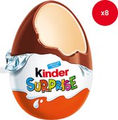 Kinder Surprise - 8 melkchocolade eieren - 160g