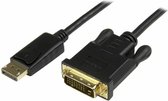 DisplayPort to DVI Cable Startech DP2DVI2MM3 95 cm Black