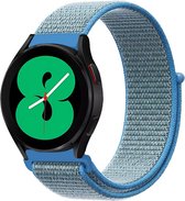 By Qubix Sport Loop Strap 22mm - Blauw - Convient pour Samsung Galaxy Watch 3 (45mm) - Galaxy Watch 46mm - Gear S3 Classic & Frontier