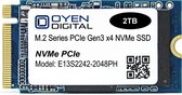 Oyen Digital 2TB M.2 2242 NVMe PCIe 3D TLC SSD