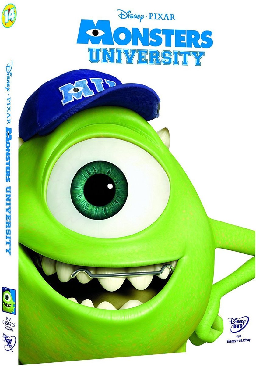 Walt Disney Pictures Monsters University DVD Italiaans