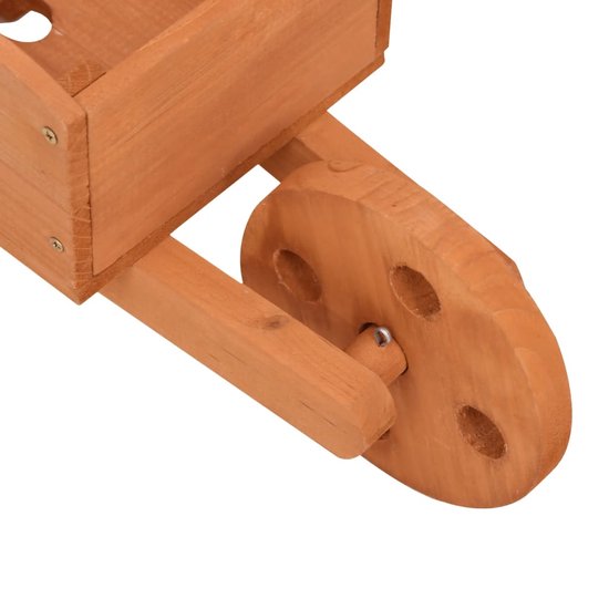 vidaXL - Plantenbakken - kruiwagen - 2 - st - 47x15x19 - cm - massief - vurenhout van VidaXL — afbeelding 5
