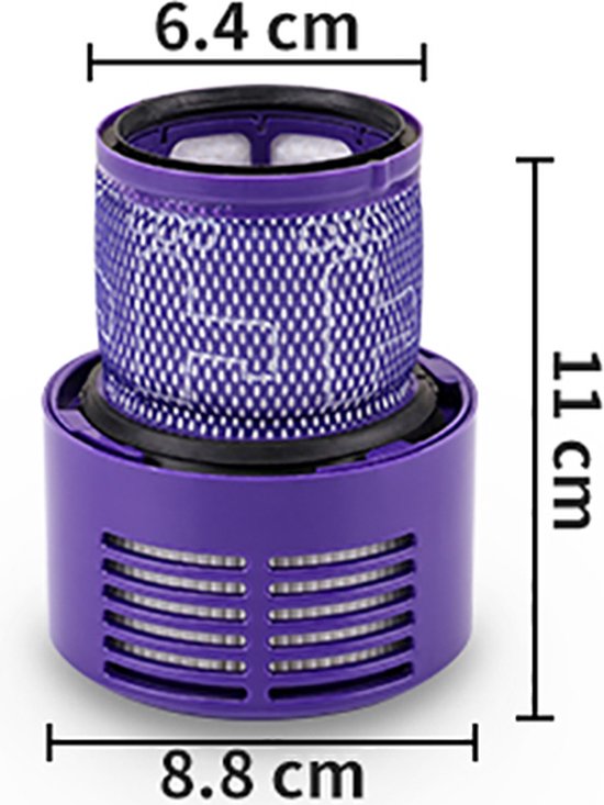 Iirios 2x HEPA-Filter + 2x Schwamm Für Q7 & Q5 Pro Staubsauger - Ersatzfilter Set