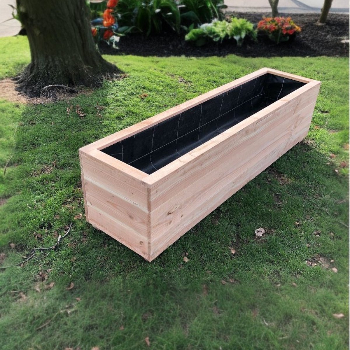 Rockwood® Plantenbak Douglas 2.00m Gratis, Kant en klaar gemonteerd