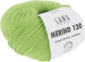 Lang Yarns Merino 120 50 gram nr 244 Lemon Groen