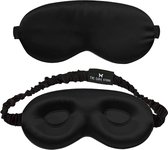 The Care Store Zijden Slaapmasker – 3D Oogcontouren – Verduisterend – Voor Mannen en Vrouwen