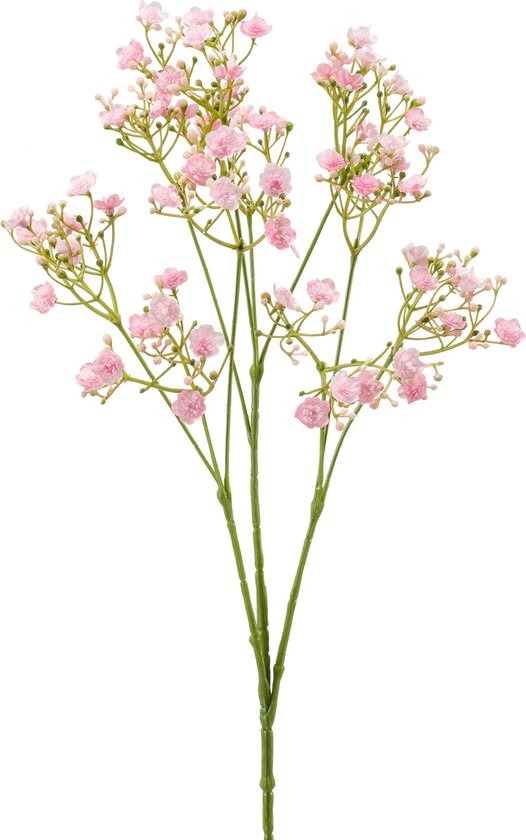 Kunstbloemen Gipskruid/Gypsophila takken lichtroze 68 cm - Kunstplanten en  steelbloemen | bol