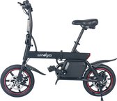 Windgoo - Vélo pliant électrique B20 - E Bike - 250W - 14 pouces - 25 KM/H - App - Support de pédale - Zwart