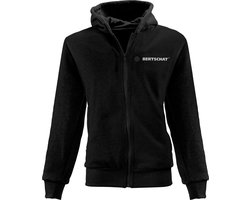 Verwarmd Vest - Heren | Verwarmde Hoodie | Vijf Verwarmingszones | Zwart | Incl. Powerbank | XL
