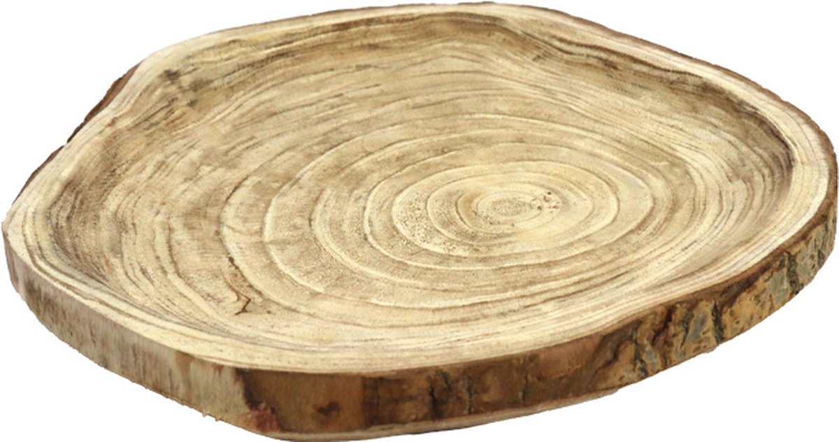 DKNC Houten Decoratieschaal 44cm