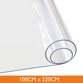 Simple Fix -Toile cirée - Protège-table - Toile cirée transparente - 100cm x 220cm