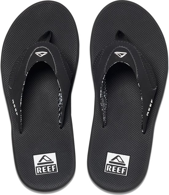 Reef Fanningblack Dames Slippers - Zwart - Maat 42,5