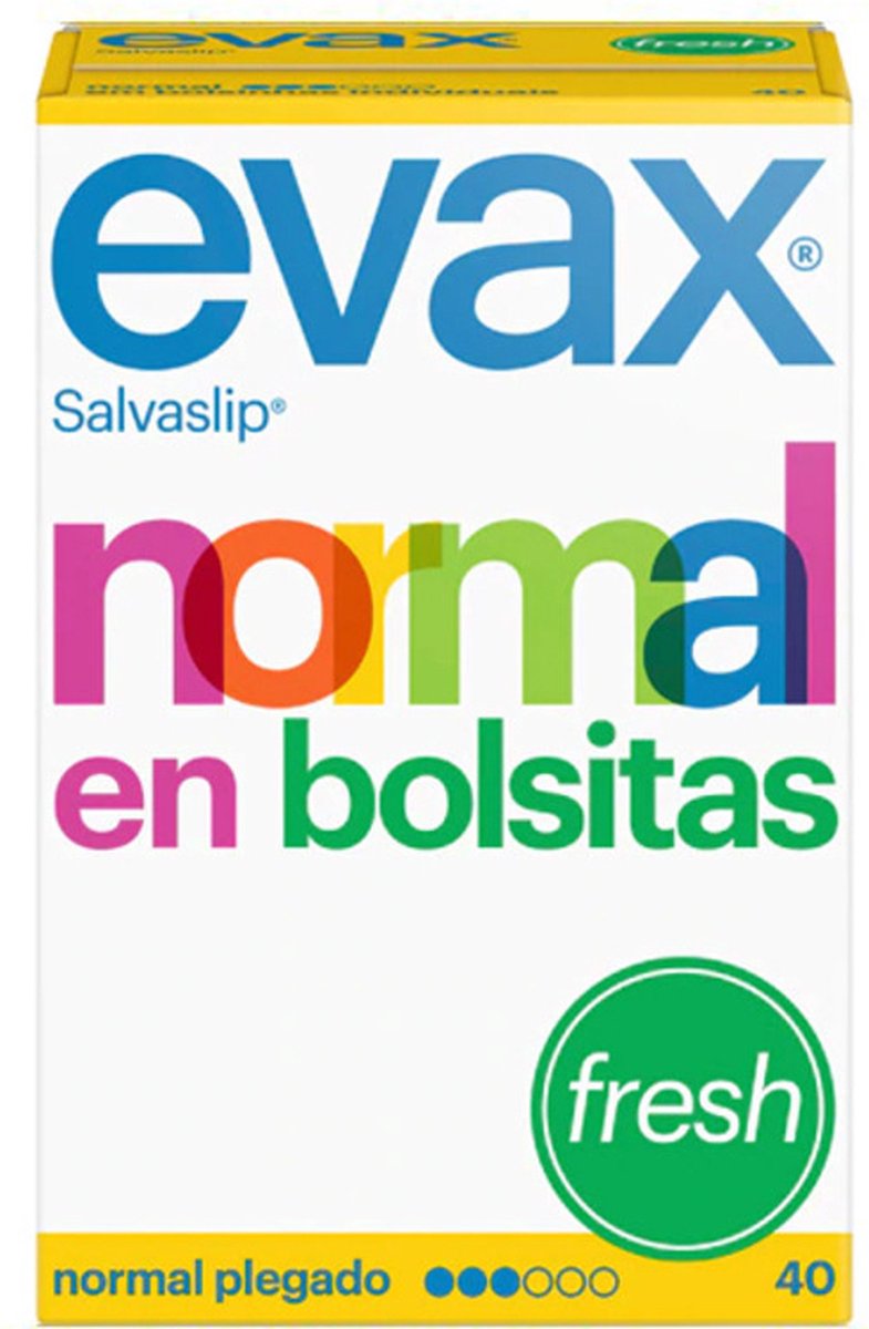 Normaal inlegkruisje fresh Evax 4015400724797 (40 uds)