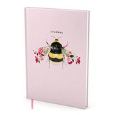 Lola Notebook A5 with ribbon Botanical Bee