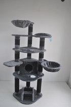 Adori Griffoir Billou - Poteaux griffoirs - 60x60x180 cm Grijs Grijs