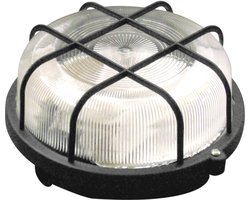 Müller-Licht Rund Lamp voor vochtige ruimte E27 Zwart