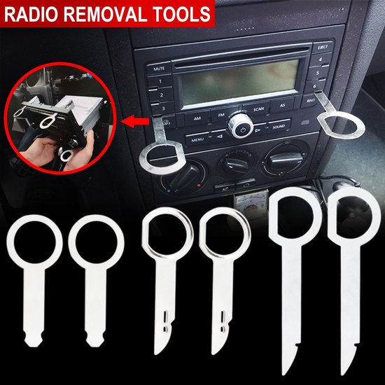 Outils de clé de démontage d'autoradio Radio Audi Ford Seat Skoda  Volkswagen Outil de