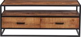 TV-meubel Otis Magnolia - Breedte 120 cm - Hoogte 50 cm - Diepte 45 cm - Met lades - Met planken - Zonder deuren
