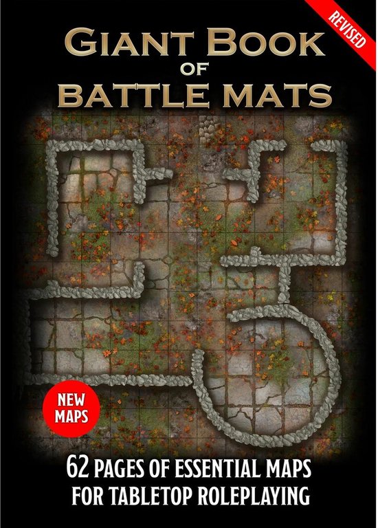Afbeelding van het spel Giant Book of Battle Mats Vol-1 Revised