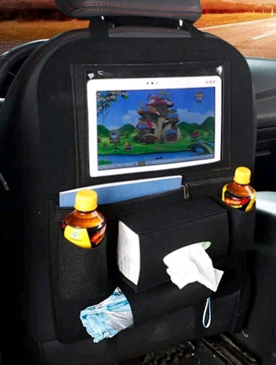Set van 2 Handige opbergtas duurzame kwaliteit auto reistas opberger voor iPad...