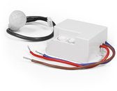 Bewegingssensor IR inbouw ''LX-635'' - Bewegingsmelder 360° - Bewegingsdetector 230V / 800W - wit - geschikt voor LED