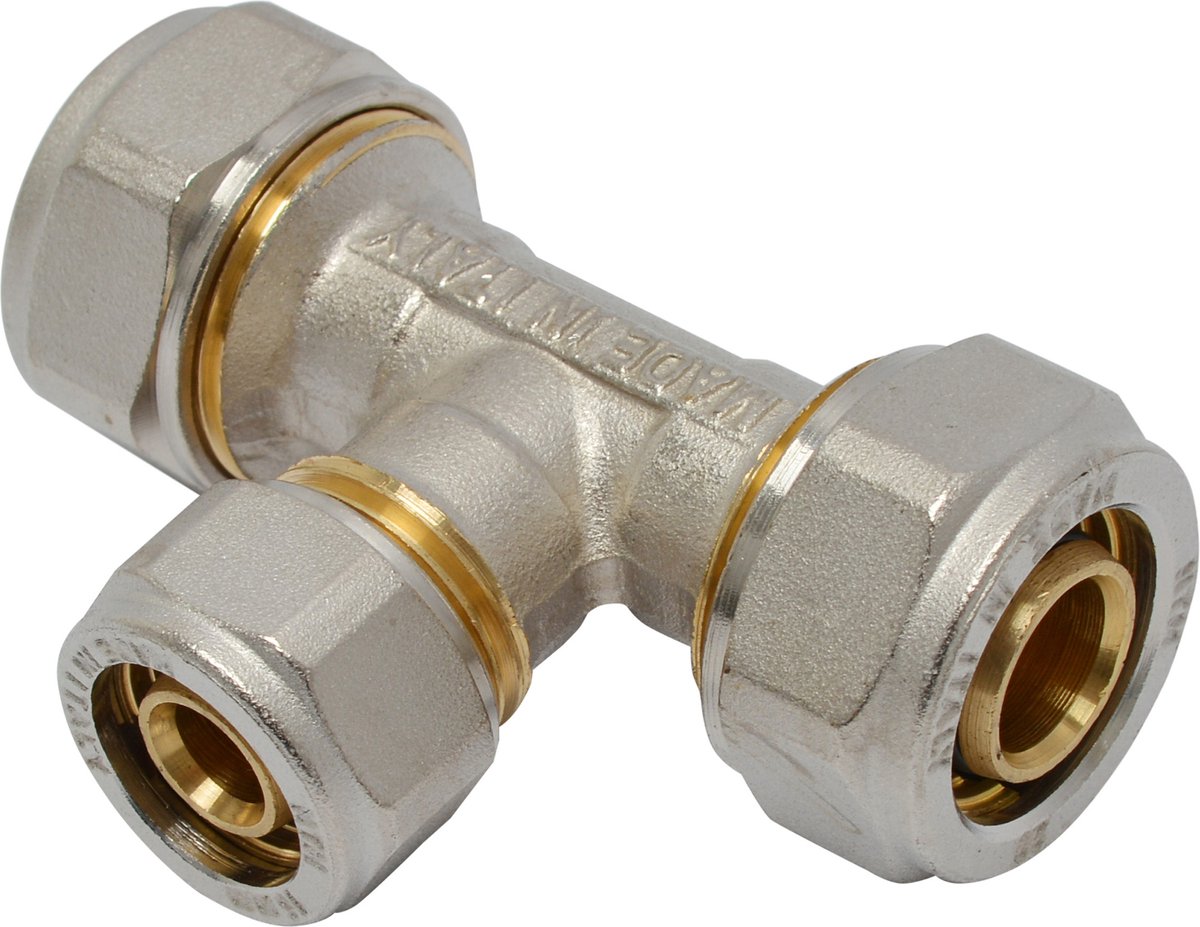 Sanivesk Meerlagen Knel T-Stuk Verloop 20x16x20mm