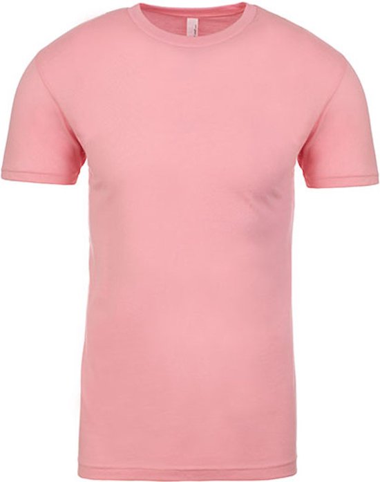 Men´s Crew Neck T-Shirt met korte mouwen Light Pink - 3XL