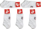 Lotto Sneakersokken - Set van 15 paar - Maat 39-42 - Wit - Comfortabele en stijlvolle sokken - Bundel - Lage Sokken - Basic - Hoogwaardige Kwaliteit