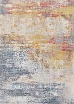 SURYA Vloerkleed - Woonkamer, Slaapkamer - Modern Abstract Tapijt VALERIE - Meerkleurig/Oranje - 200x275 cm