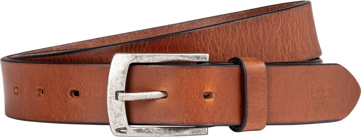 camel active Riem gemaakt van leer - Maat menswear-3XL - Cognac