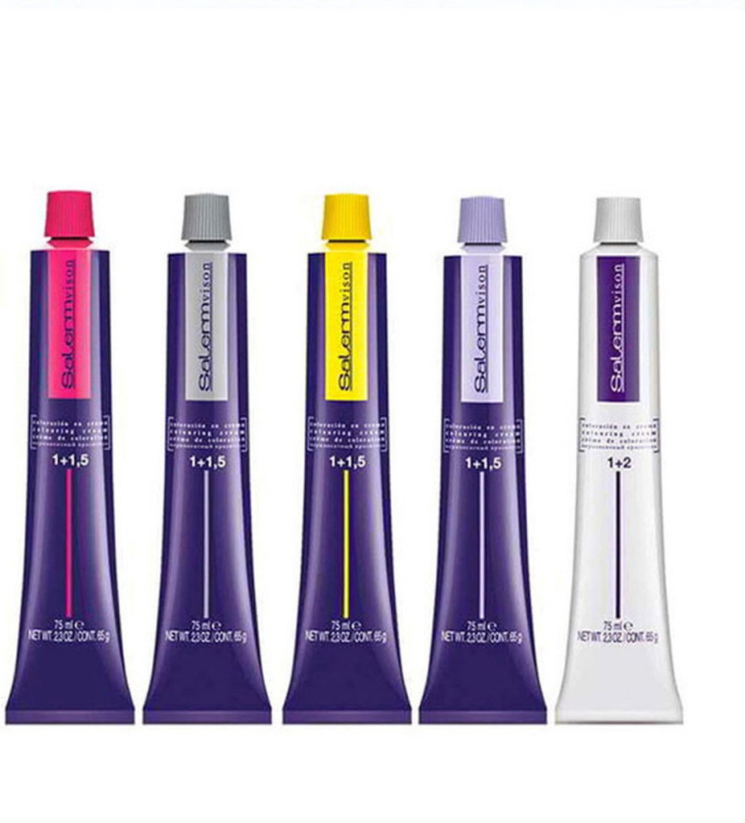 Permanente Kleur Salerm Salermvison 5.221 (75 ml)