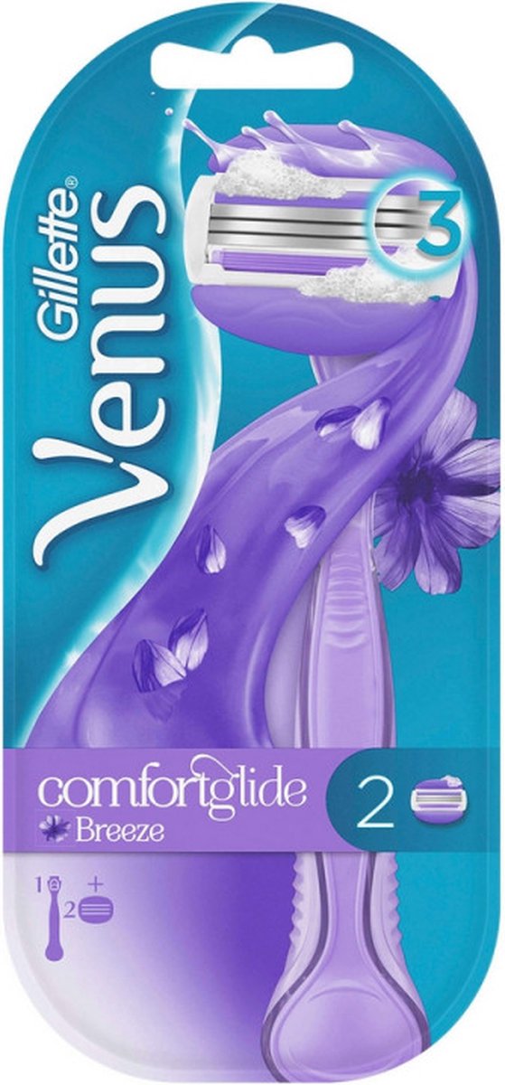Gillette Venus Comfortglide Breeze Scheermesje - 2 mesjes