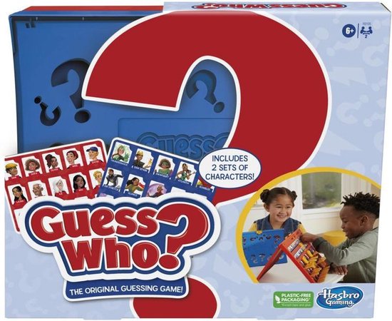 Hasbro bordspel Guess Who - klassiek familiespel voor kinderen.