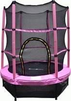 Trampoline - 140 cm - met veiligheidsnet - roze