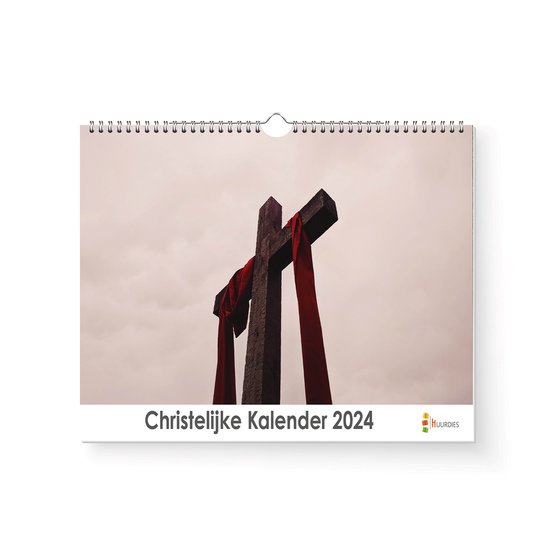 Huurdies Christelijke Kalender Jaarkalender 2024 35x24 300gms bol