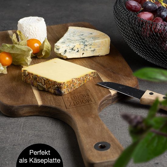 Boîte à fromage en verre trempé avec planche de service pour le