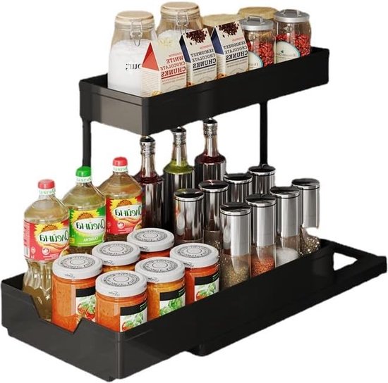 Cinnani 3 pack 2 Etagen Unter Waschbecken Regal,Spülschrank Organizer Cinnani 3 pack 2 Etagen Unter Waschbecken Regal,Spülschrank Organizer