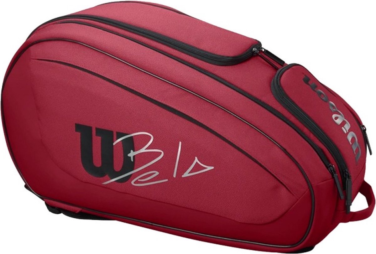 Wilson Bela Super Tour Padeltas - Rood/Zwart