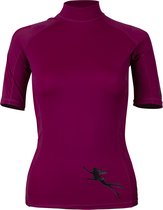 Procean UV-werend t-shirt | Dames | Lady Diver | donker fuchsia | maat 2XL