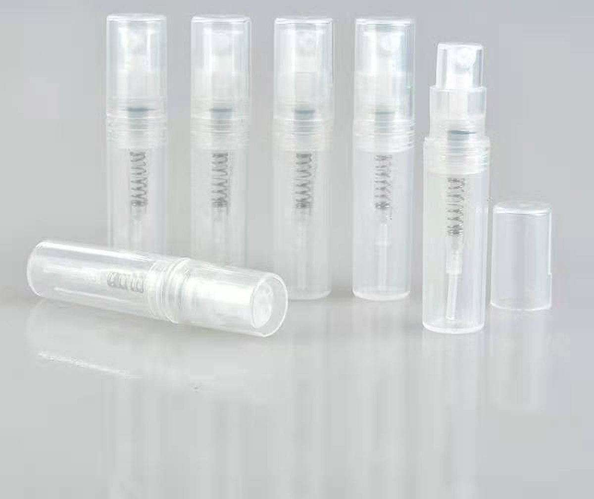 Parfum verstuiver - 5 stuks plastic navulbare parfum verstuiver - parfum reis flesje - 5 ML