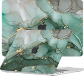 Lunso - Geschikt voor MacBook Air 15 inch (2023) - cover hoes - Green Maeve - Vereist model A2941