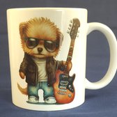 Mug Puppy Rock 'n Roll - Kubi - Style cool pour vos moments café !